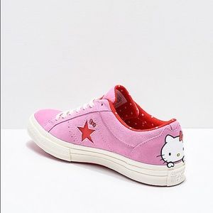 converse hello kitty rose